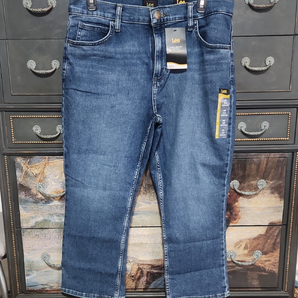 Lee Women's Dark Blue Relaxed Jeans